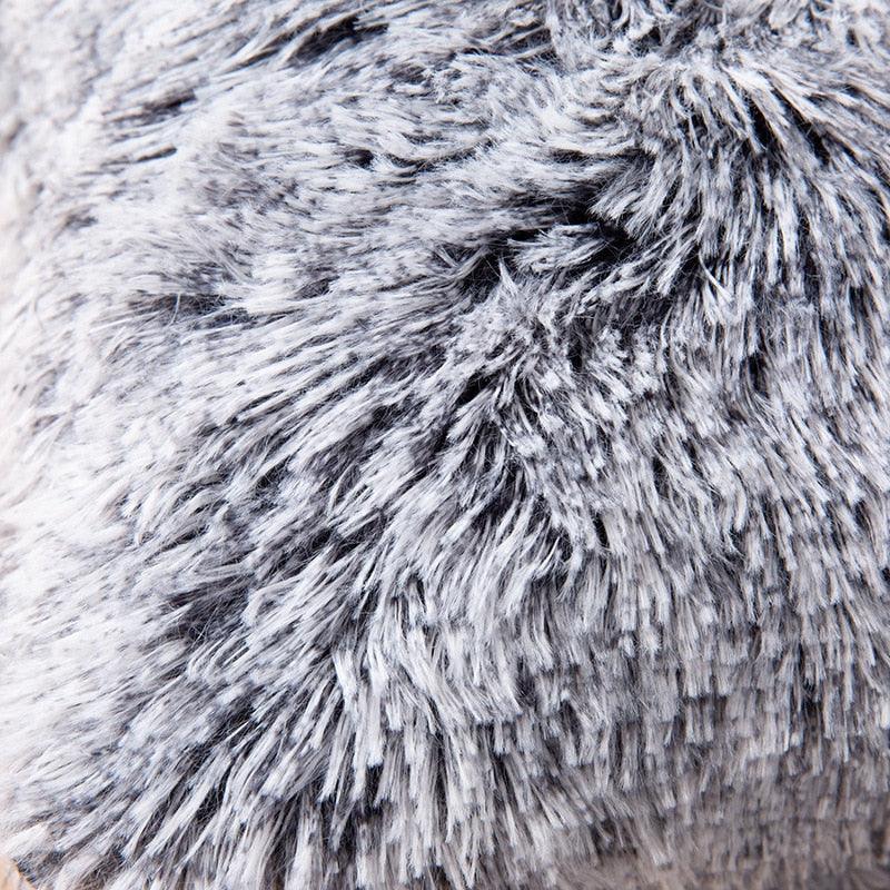 Soft Fur Plush Shaggy Fluffy Pillow Cover