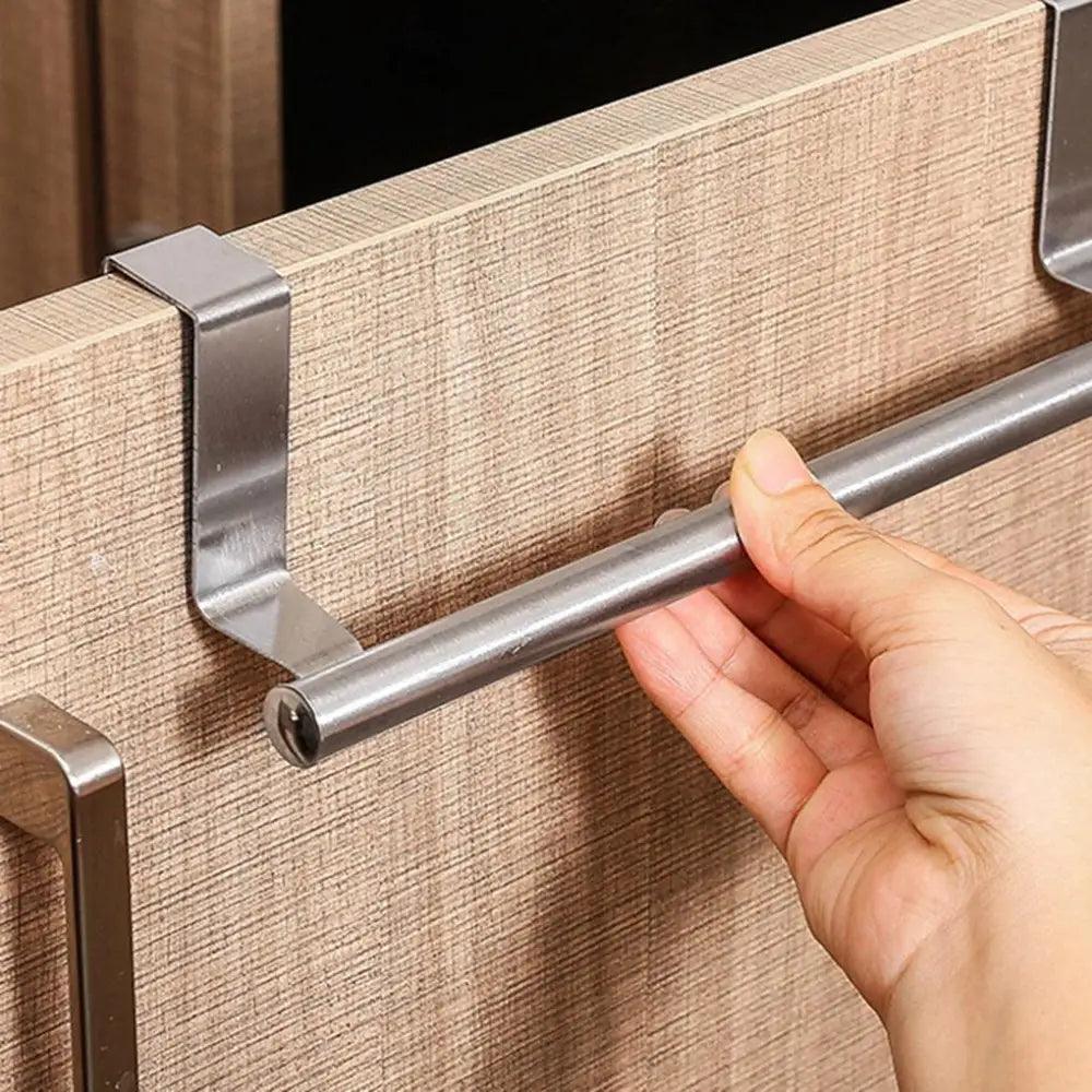 Towel Rack Over Door Towel Bar Hanging Holder Stainless Steel