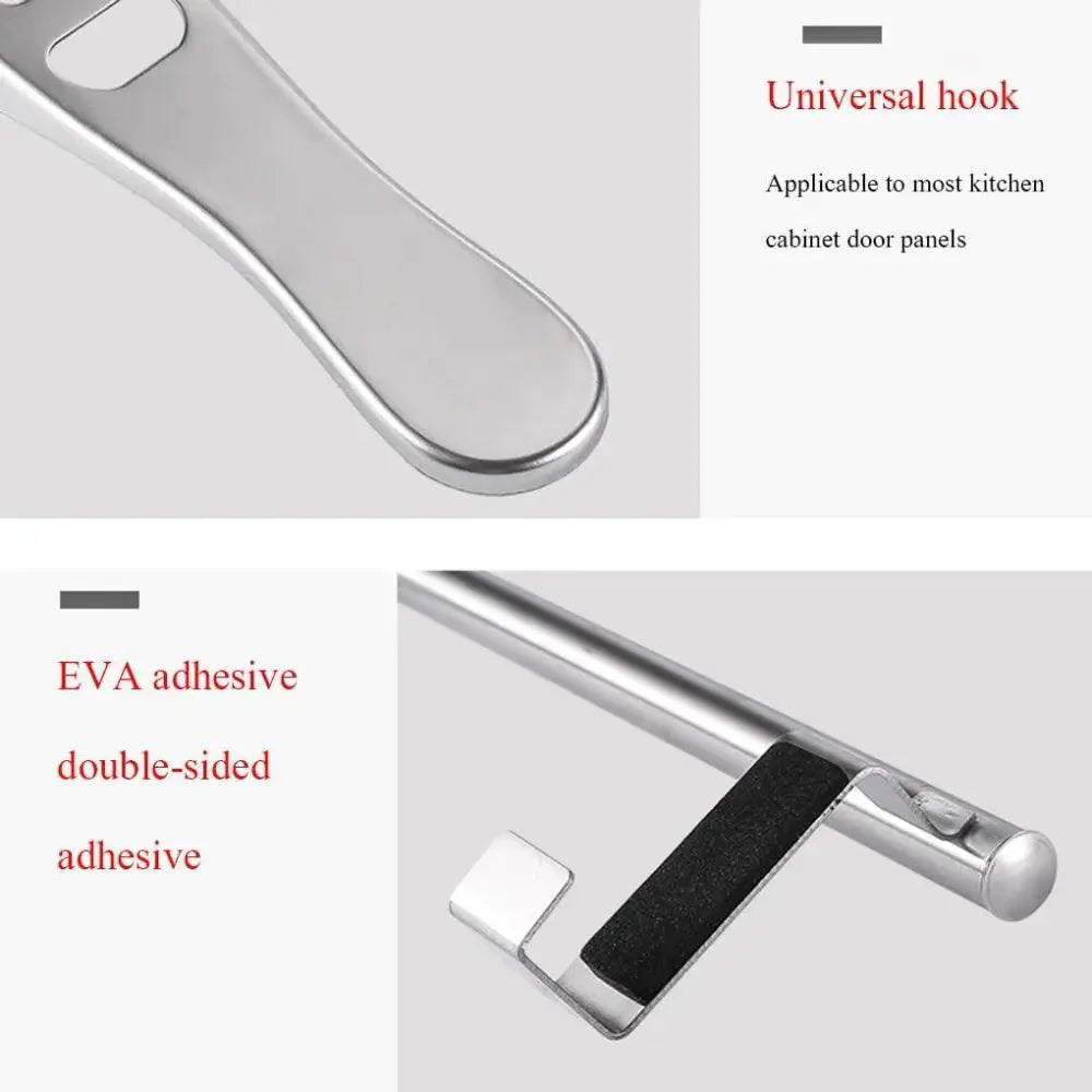 Towel Rack Over Door Towel Bar Hanging Holder Stainless Steel