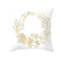 Tropical Leaf Flower Green Yellow Pillowcase Decorative Throw Pillow Case