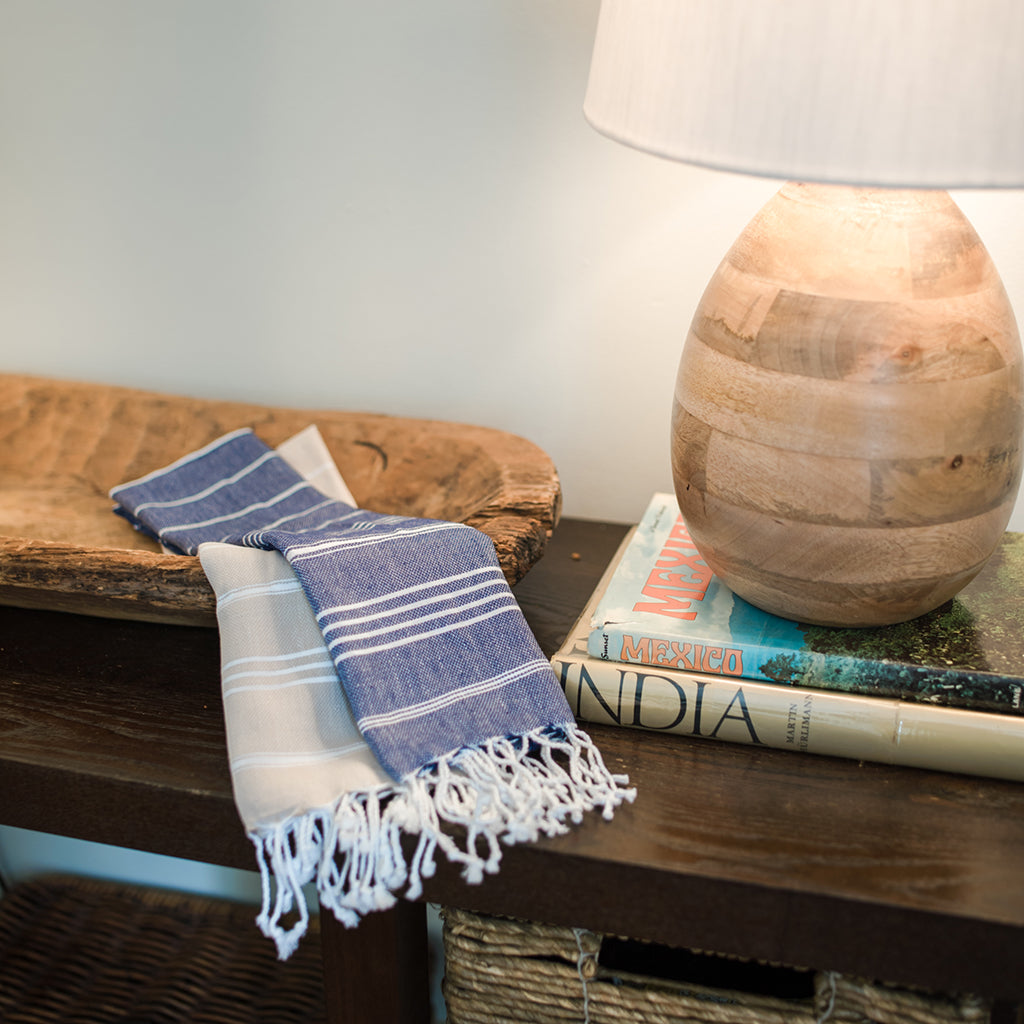 Turkish Cotton Hand Towel 36x22 Quick-Dry Absorbent Kitchen