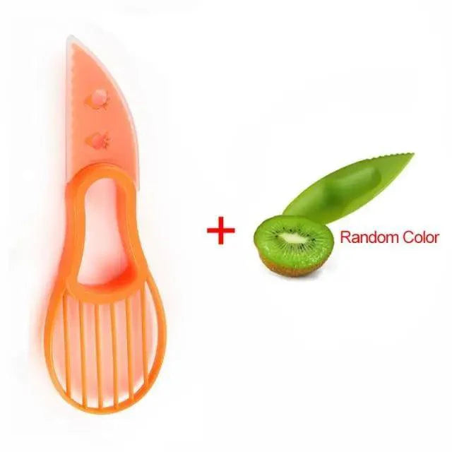 Unique Design 3 In 1 Avocado Slicer Shea Corer Peeler Cutter Pulp Separator