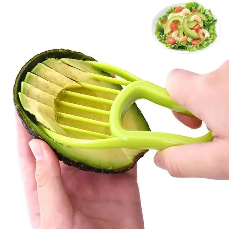 Unique Design 3 In 1 Avocado Slicer Shea Corer Peeler Cutter Pulp Separator