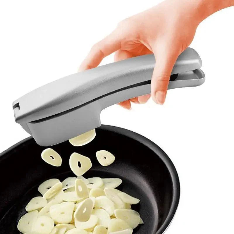 Unique Design Kitchen Household Manual Garlic Press Aluminum Alloy