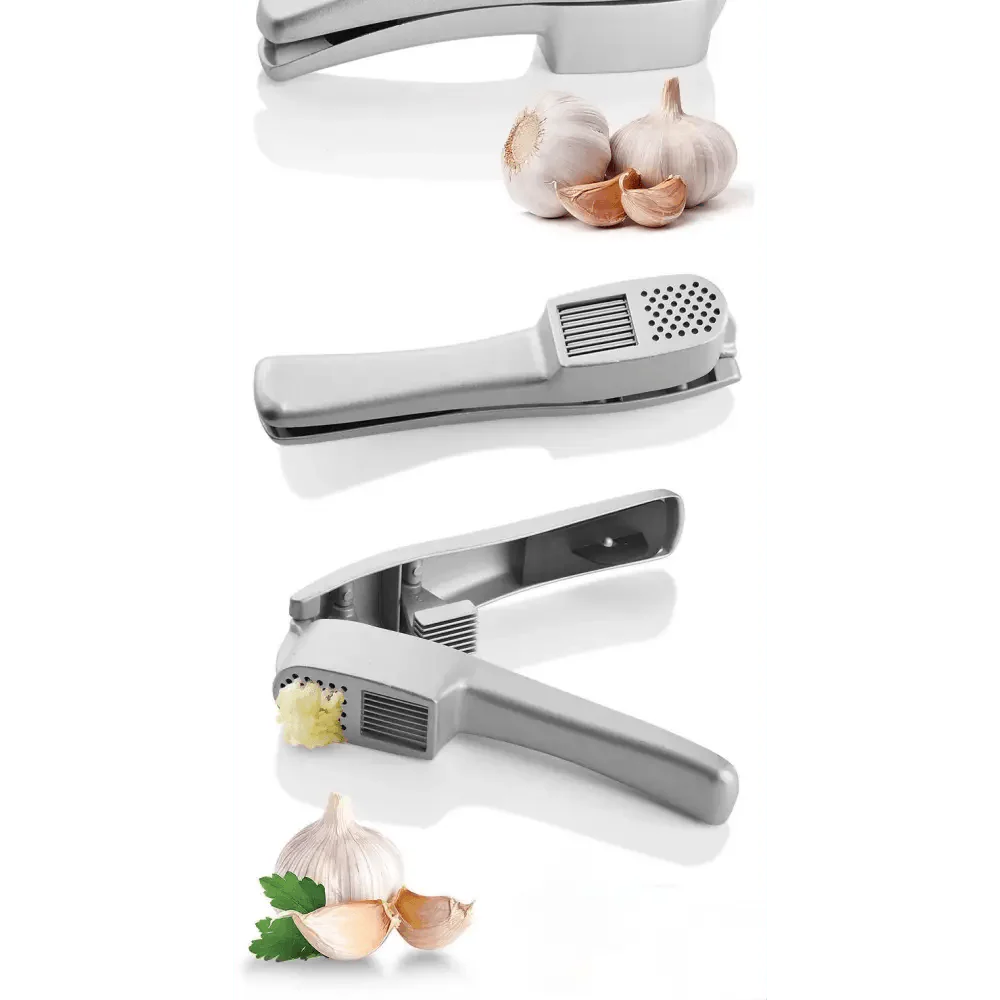 Unique Design Kitchen Household Manual Garlic Press Aluminum Alloy