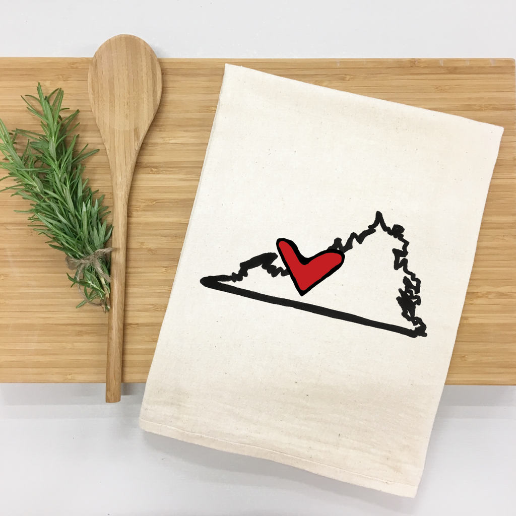 *State Love tea towel