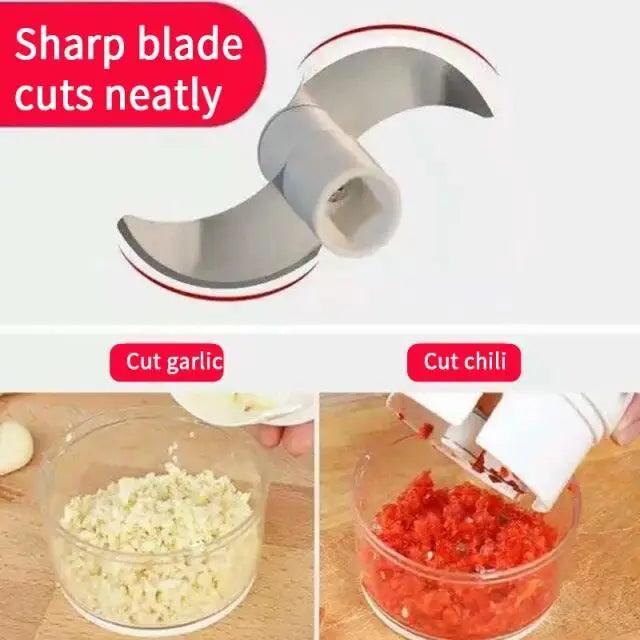 White Mini Multifunctional Kitchen Accessories Vegetable Press Manual