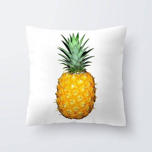 Yellow Pillow Case Cushion Cover Geometric Polyester Pillowcase 45x45CM