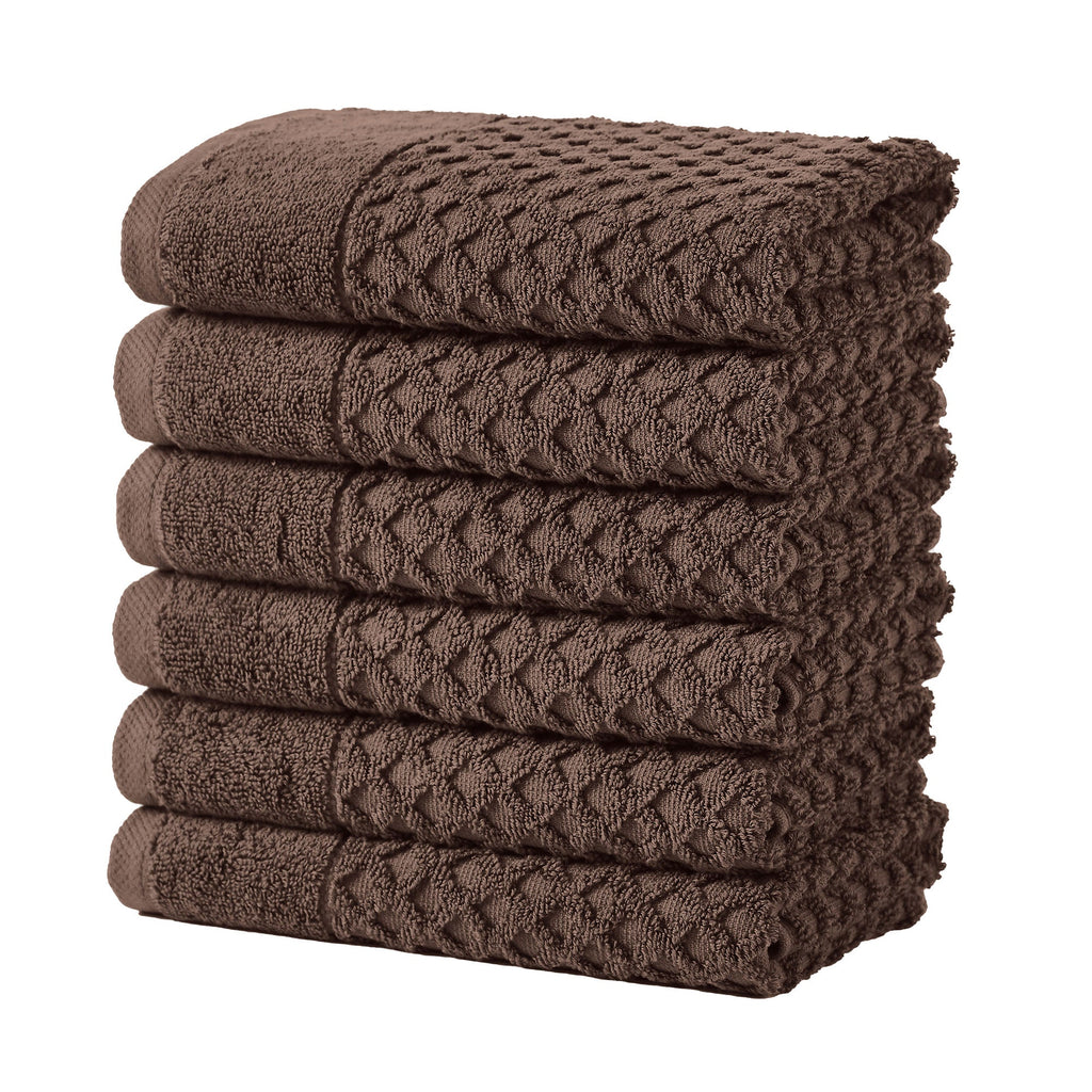 Cotton Diamond Waffle Weave Bath Towel Set - Grayson Collection